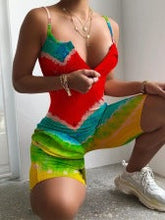Sportbekleidung Tie Dye Sport Yoga Fitness Strampler
